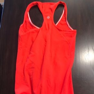 Lululemon Racerback Tank (Orange)
